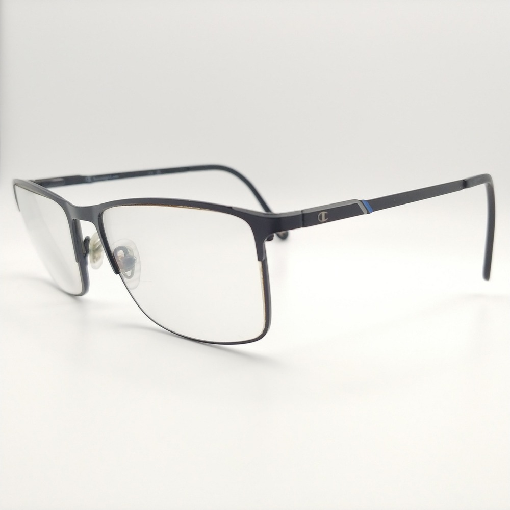 Champion Eyeglass Frames Only Men 58-18-150 Black Rectangular CU 4015 C03